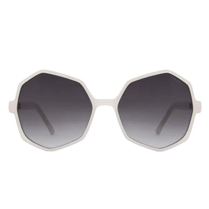 Bonnie Milky White UV 400 Protection Sunglasses - Occhiali da Sole Bianchi KOM-S2055  KOMONO 