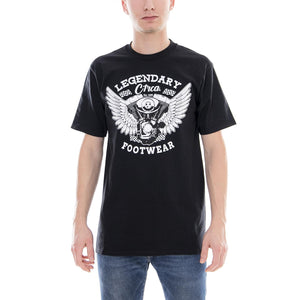 LEGENDARY T-SHIRT BLACK MTS009-BLACK  C1RCA 