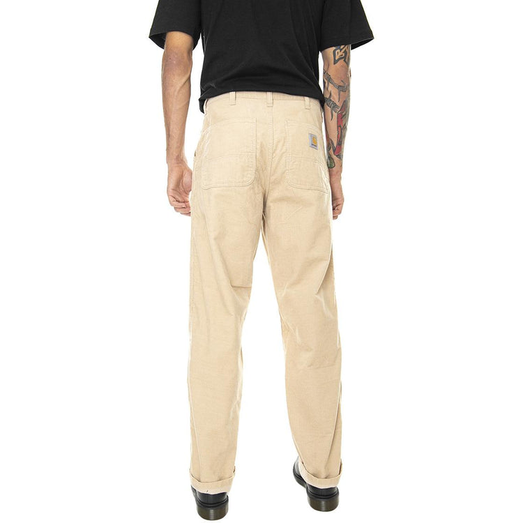 Simple Pant Wall rinsed - Pantaloni Chino Uomo Beige - Trama Leggera I031211-G102  CARHARTT WIP 