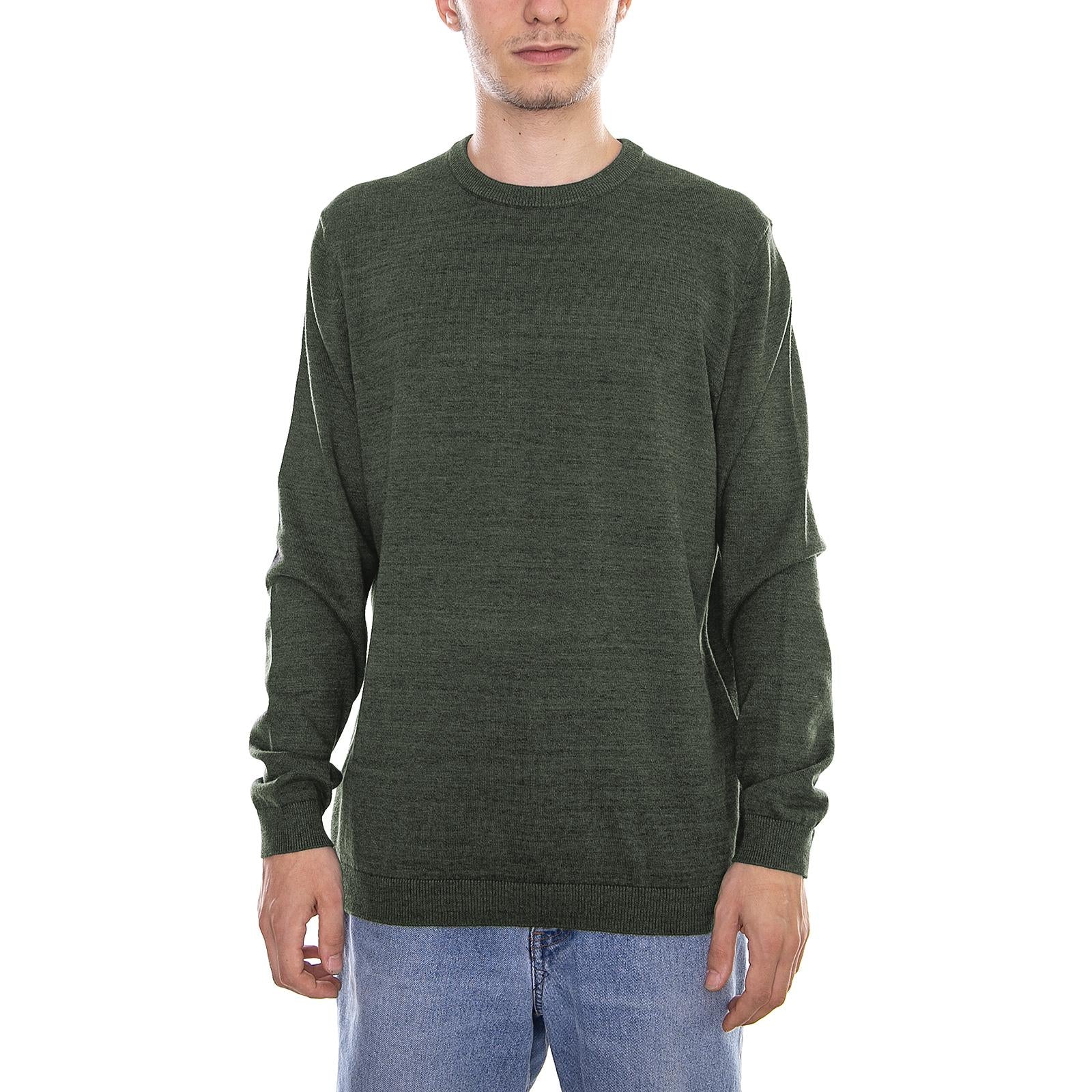 Alex Crew Nneck Noos Knit - Grape Leaf - Maglione Girocollo Uomo Verde 22006793-Grape Leaf  ONLY & SONS 