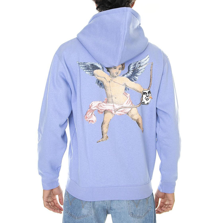 Watch Out Premium Hood Fleece Digital Violet - Felpa con Cappuccio Uomo Viola 112843042-DIV  OBEY 