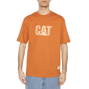Logo T-Shirt Orange - Maglietta Girocollo Uomo Arancione 6010111-12774  CAT 