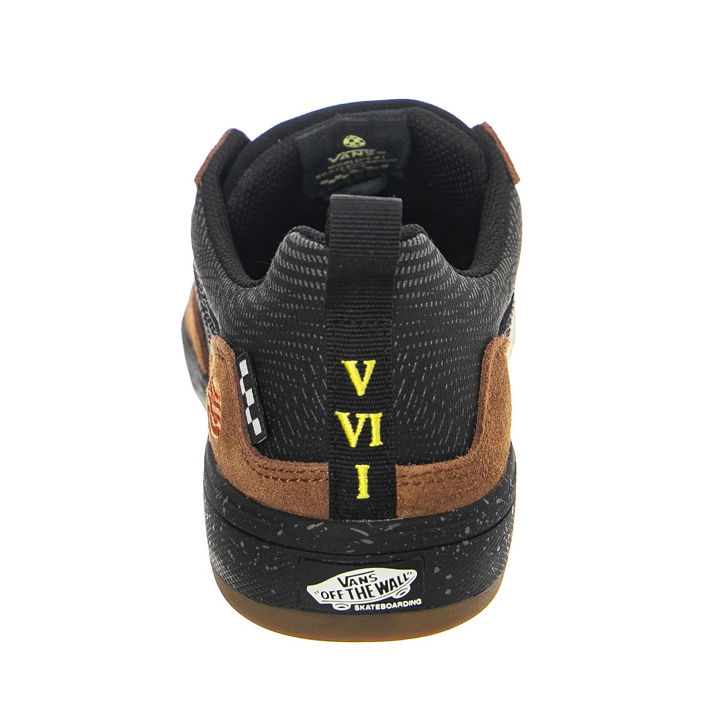 Zahba Zion Wright Brown / Multi - Scarpe Stringate Profilo Basso Uomo Marroni VN0007QQBF01  VANS 