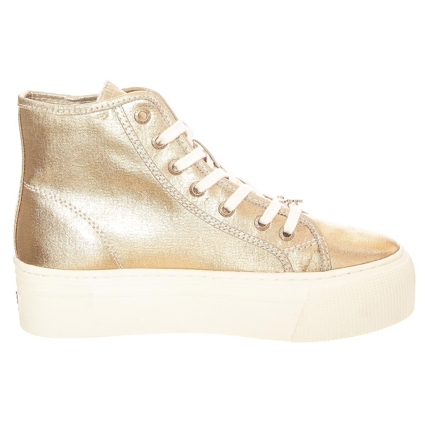 W' Runaway Gold Metcan Shoes - Scarpe Stringate Profilo Alto Donna Rosa WS-RUN-GOLDMET  WINDSOR SMITH 