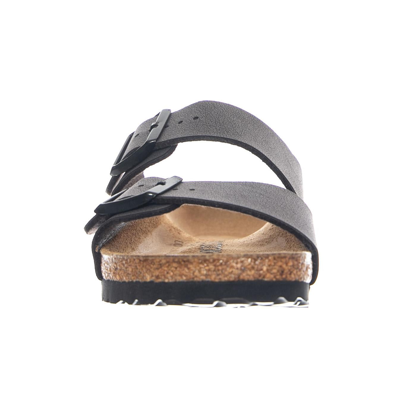 Arizona Birko Flor Narrow Fit Velvet Grey - Sandali Uomo / Donna Grigi 1032023 VGY BIRKENSTOCK 