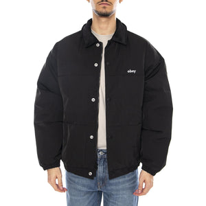 Whispers Jacket -- Giacca Uomo Nera 121800585 BLK OBEY 