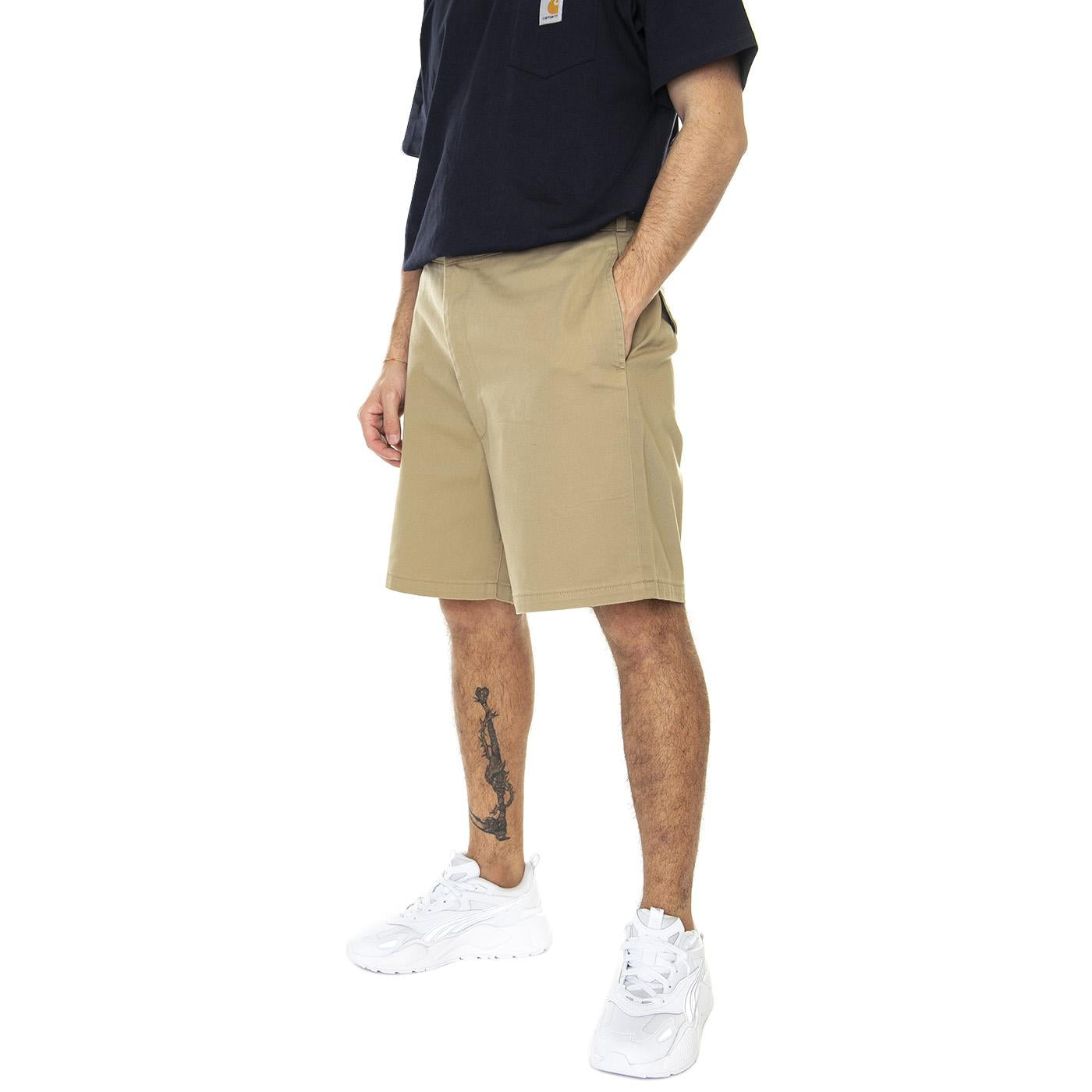 Skate Loose Chino Short S&E Harvest Gold Yellow / Orange - Bermuda Uomo Beige A4323-0001  LEVIS 