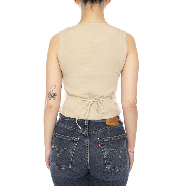 VESTS SAND - Gilet Donna Beige 4.66.119.19 102 MD'M 