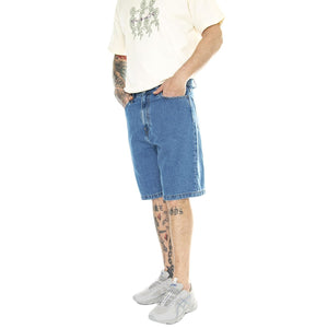 Landon Short Blue /heavy stone wash - Bermuda Denima Jeans Uomo Blu I030469.0160  CARHARTT WIP 