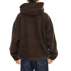 GAZE II HOODED JACKET JAVA BROWN - Giacca con Cappuccio Uomo Marrone 121800542 JVA OBEY 
