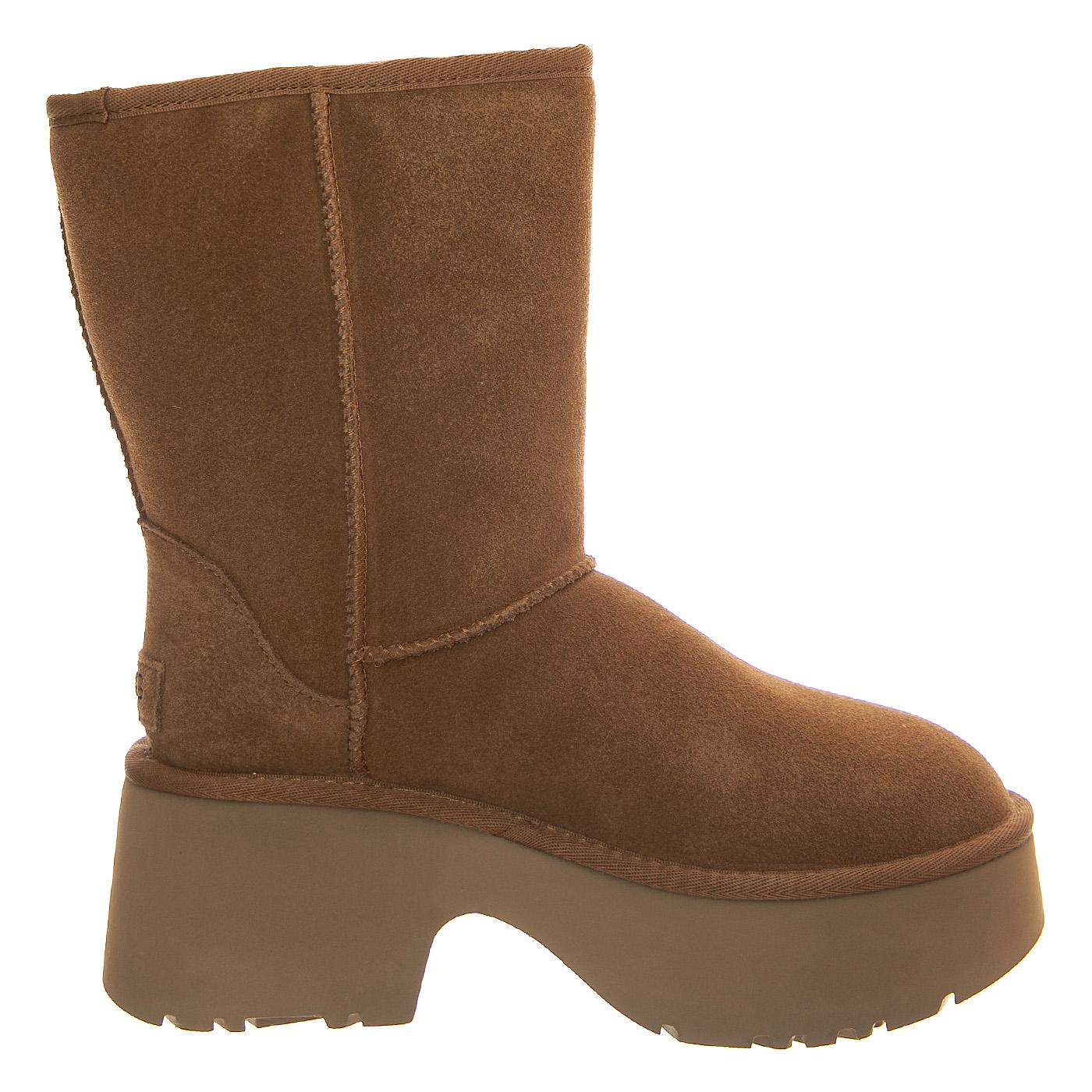 W Classic Short New Heights Chstnut Mini Platrform - Stivali Donna Beige 1158310-CHE  UGG 