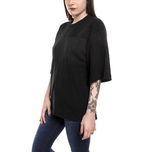 BURBANK REVERSE CREW BLACK 218031-BLACK  STUSSY 