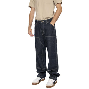 568 Loose Straight Double Knee Mornin Classical Dark Indigo - Pantaloni Denim Jeans Uomo Blu A7367-0013  LEVIS 