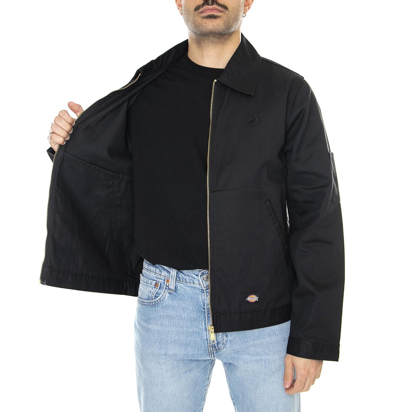 Ol x Dickies Workshop Jacket Black - Giacca Estiva Uomo Nera DK0A4Y2EBLK1  DICKIES 