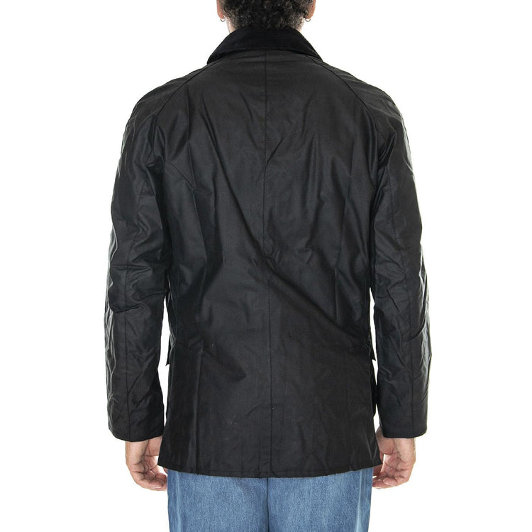 M's Ashby Wax Jacket Black / Classic - Giacca Invernale Uomo Nera MWX0339-BK72-FW23  BARBOUR 