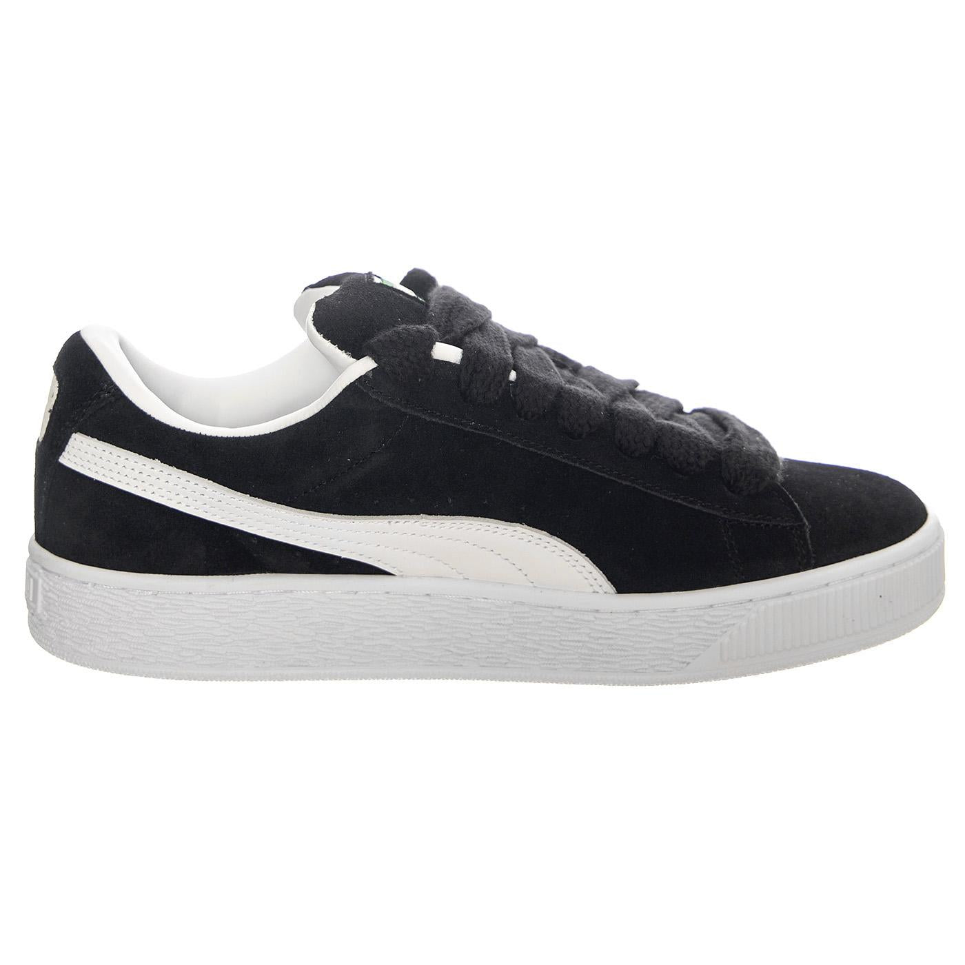 Suede XL Black Shoes - Scarpe Stringate Profilo Basso Uomo Nere 395205-02  PUMA 