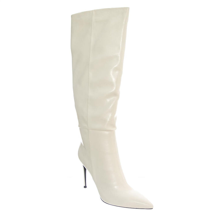 ARSEN-HI WHITE - Stivali Alti Donna Bianchi JCSR53B-M107-012-WHI . JEFFREY CAMPBELL 