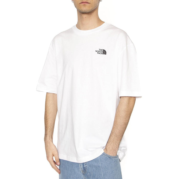 Men's S/S Essential Oversize Tee - Maglietta Girocollo Uomo Bianca NF0A87NRFN41  THE NORTH FACE 