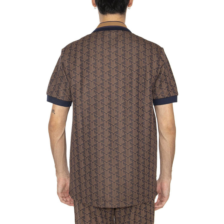 Maglietta M/C 9I4 Brown - Polo Shirt Uomo Marrone DH1417-9I4  LACOSTE 