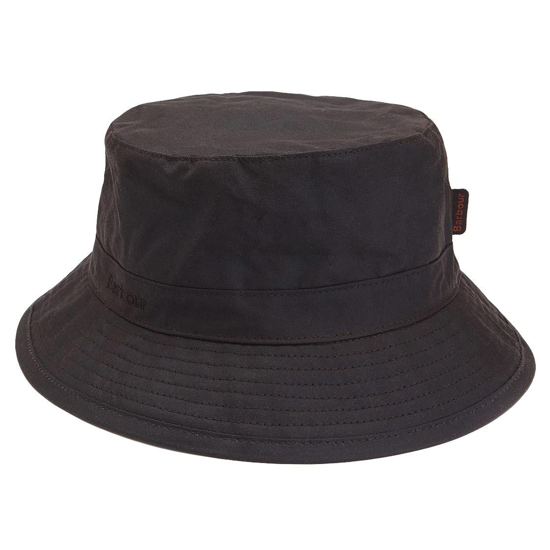 Wax Sport Hat Rustic - Cappellino da Pescatore Marrone FW22-MHA0001-RU52  BARBOUR 