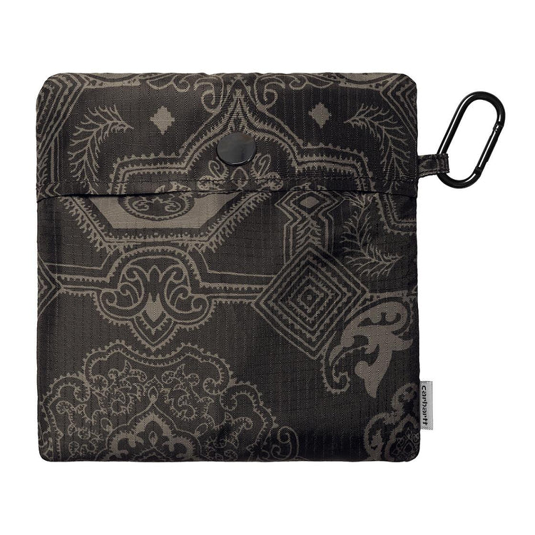 Verse Shopping Bag Verse Print, Black / Wax - Borsa Shopping Bag Nera I031033-1ABXX  CARHARTT WIP 