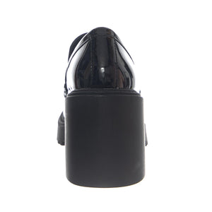 OBSIDIAN - BLACK PATENT - Mocassini con Tacco Alto Donna Vernice Nera SM-OBSI01S1 . STEVE MADDEN 