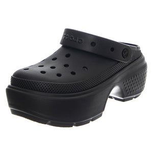 Stomp Clog Black - Sandali Donna Neri CR.209347-BLK  CROCS 