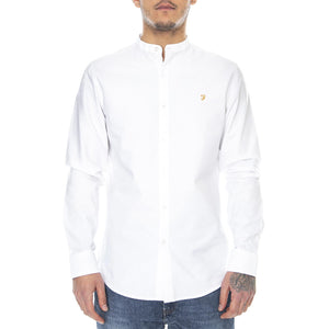 Mens Brewer Shirt - Gdad White - Camicia Uomo Bianca F4WSB062-104  FARAH 