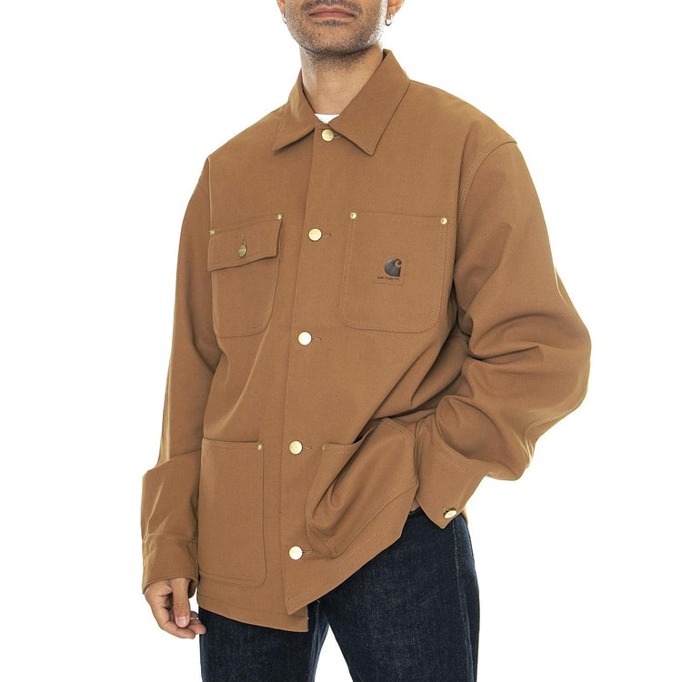 Suede Michigan Coat Hamilton Brown - Giacca Uomo Marrone I033717.HZXX  CARHARTT WIP 