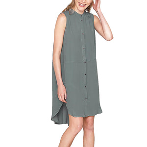 Vilde - Abito Camicia Donna Verde 181661-947  ELVINE 