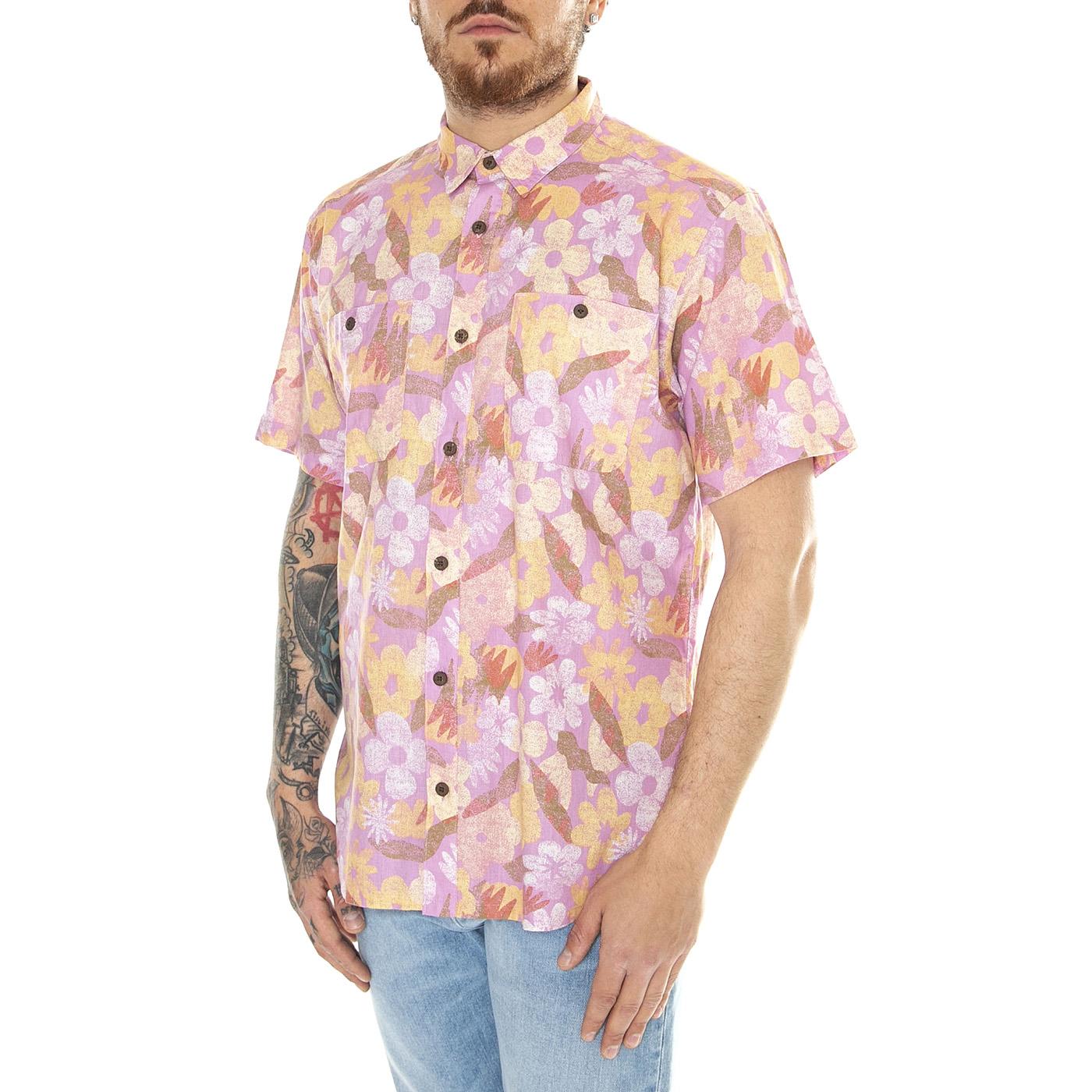 M's Back Step Shirt CSMA - Camicia Maniche Corte Uomo Multicolore 53139-CSMA  PATAGONIA 