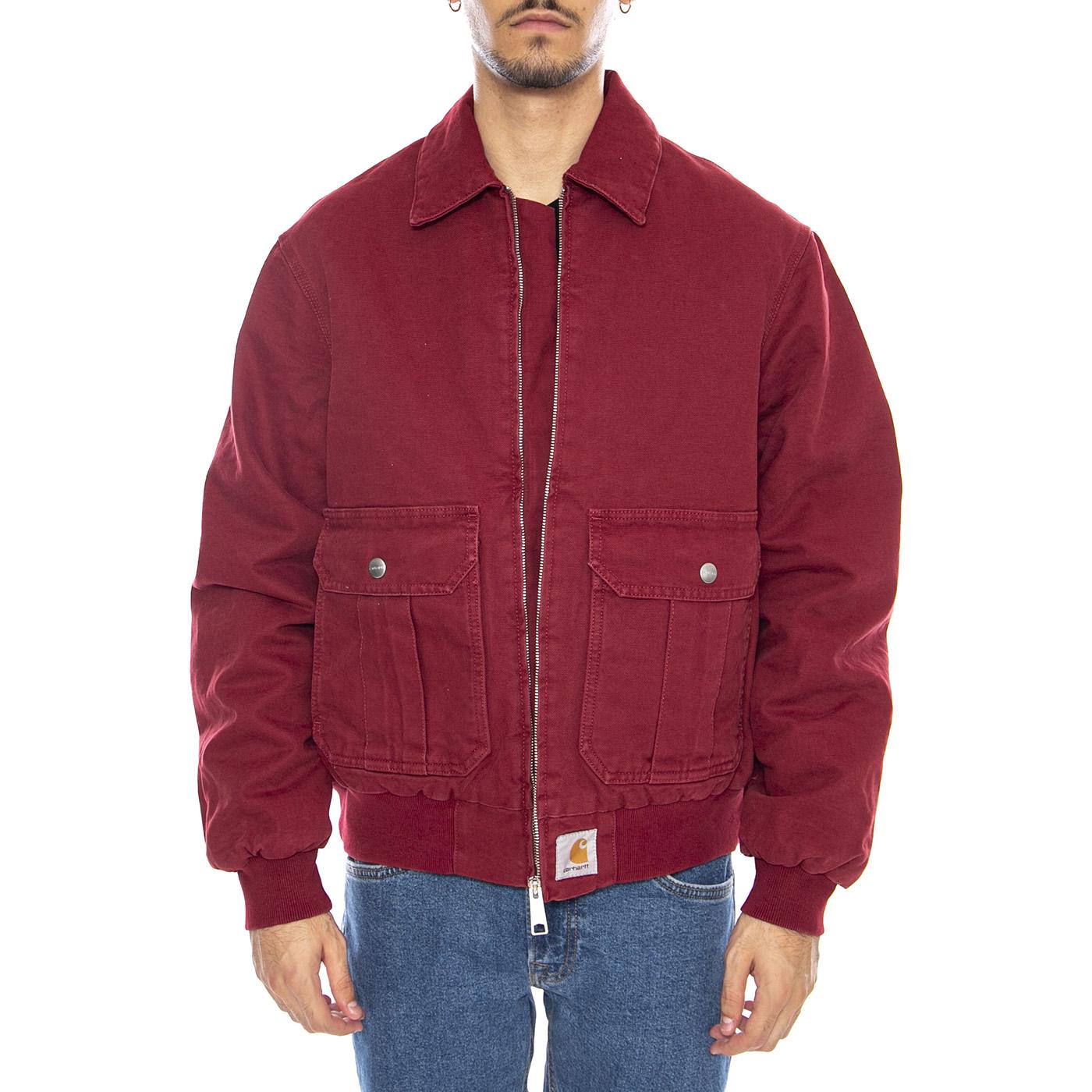 Stanton Jacket Scarlet - Giacca Uomo Rossa I035617.H806  CARHARTT WIP 