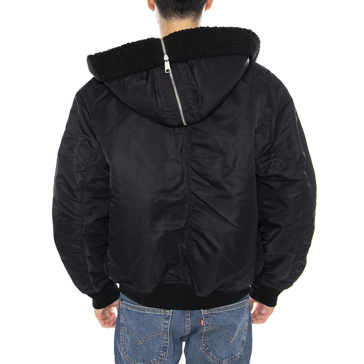 HD Oltera Bomber Black / Black -- Giacca Bomber con Cappuccio Uomo Nera I035309.00EXX . CARHARTT WIP 