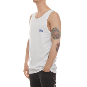 BASIC STUSSY TANK WHITE 1934003-WHITE  STUSSY 