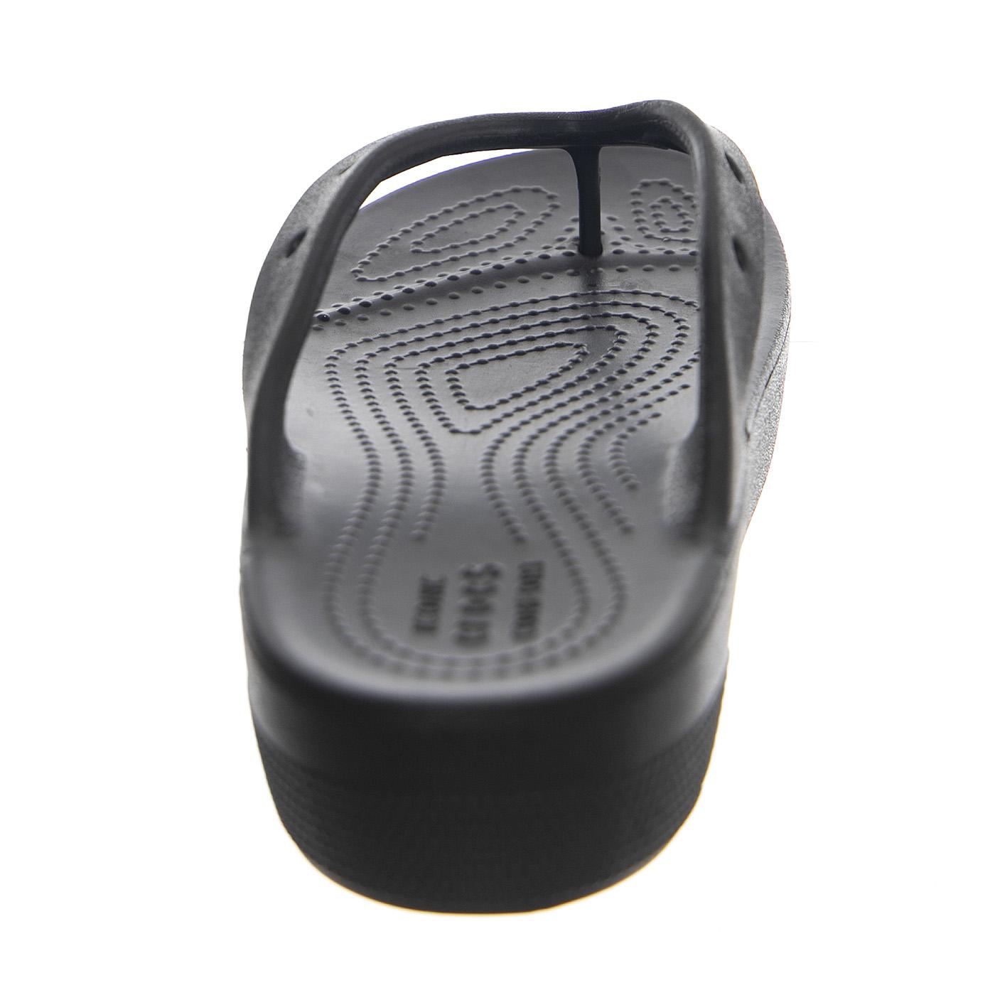 W' Classic Platform Flip Black - Sandali Donna Neri CR.207714-BLK  CROCS 