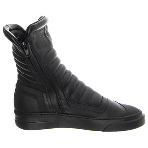 M' Moto Nappa Black / Black Sole - Stivali Uomo Neri BOMMOTO-NAPPA.BKB  BRUNO BORDESE 