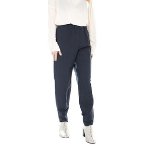Regular 011SD25011 - Pantaloni Donna Blu Notte 011SD25011 -S2800 . ALESSIA SANTI 
