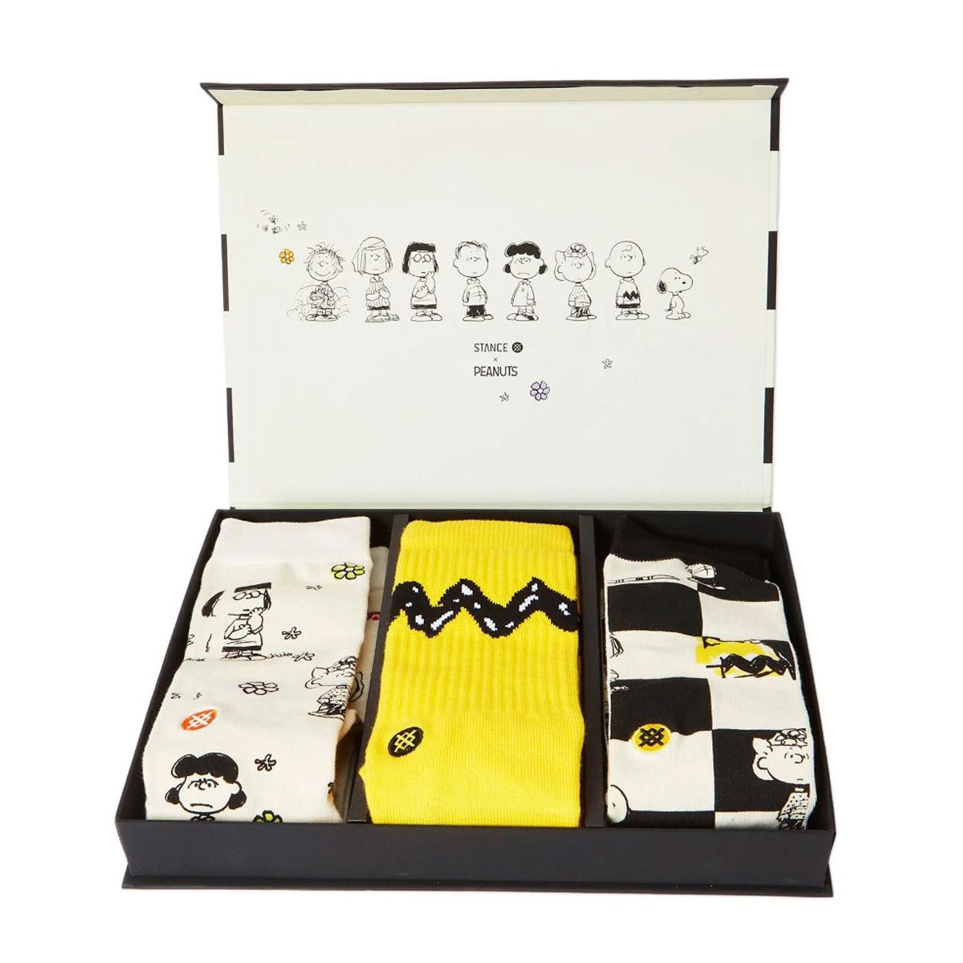 Peanuts Box Set Socks - Set da Tre Paia di Calzini Multicolore A545D22PEA  STANCE 