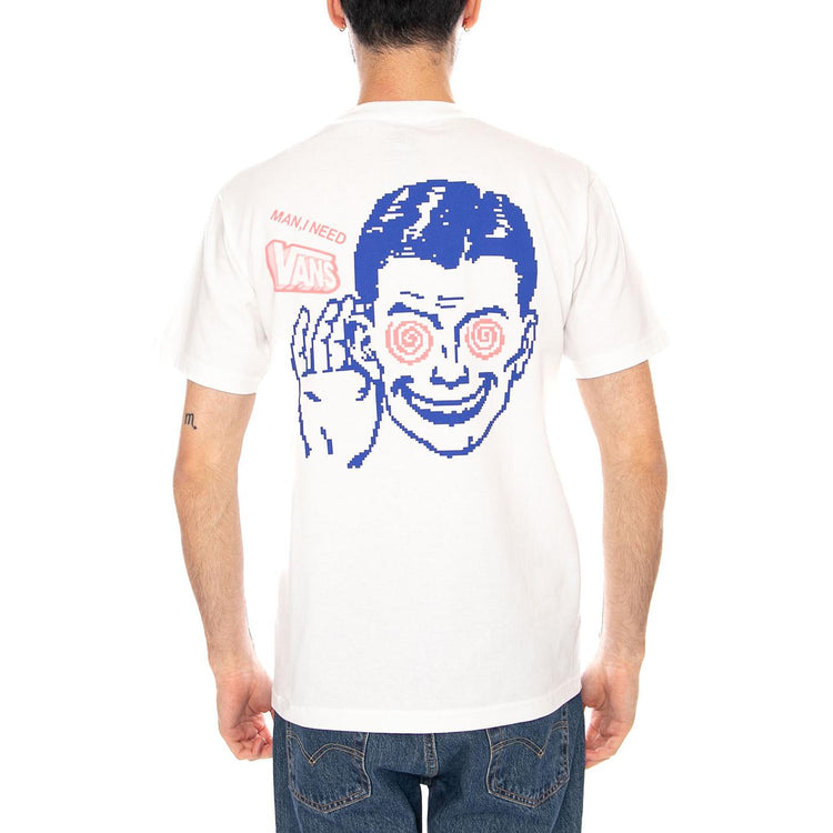 NEED VANS SS TEE WHITE - Maglietta Girocollo Uomo Bianca VN000TQD WHT1 VANS 