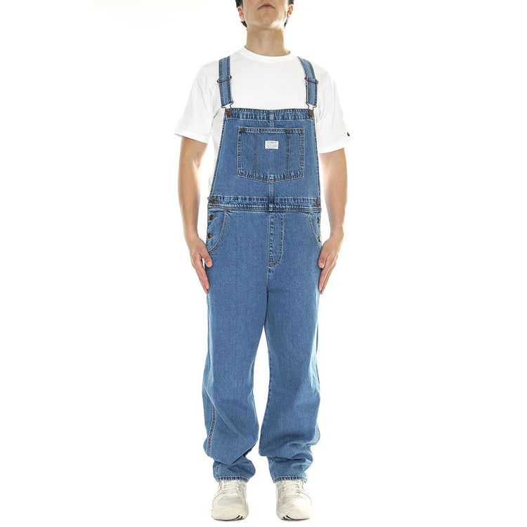 Vintage Overall Foolish Love Dark Indigo Flat Finish - Salopette Denim Jeans Uomo Blu 85315-0022  LEVIS 