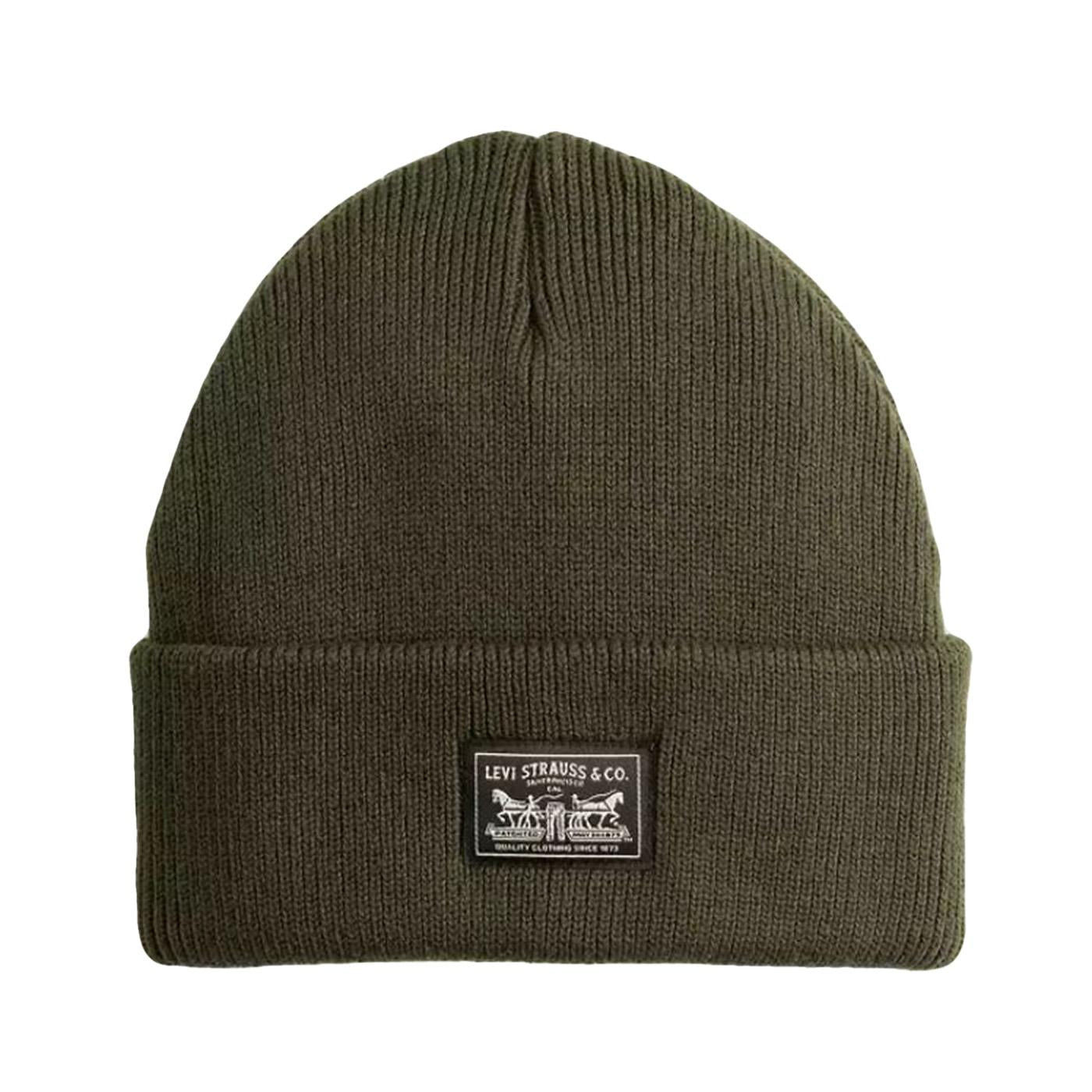 Autunno / Inverno - Backpatch Beanie Duffle Bag Green - Berretto Verde 000J4-0016 . LEVIS 