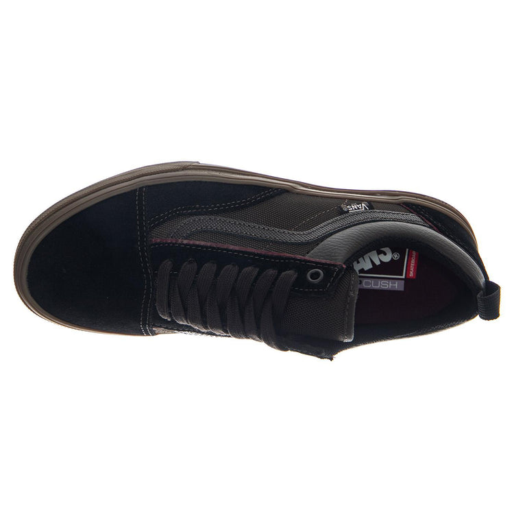 Skate Old Skool Wafflecup Black / Dark Gum - Scarpe Stringate Uomo Nere VN000EB7 39L1 VANS 