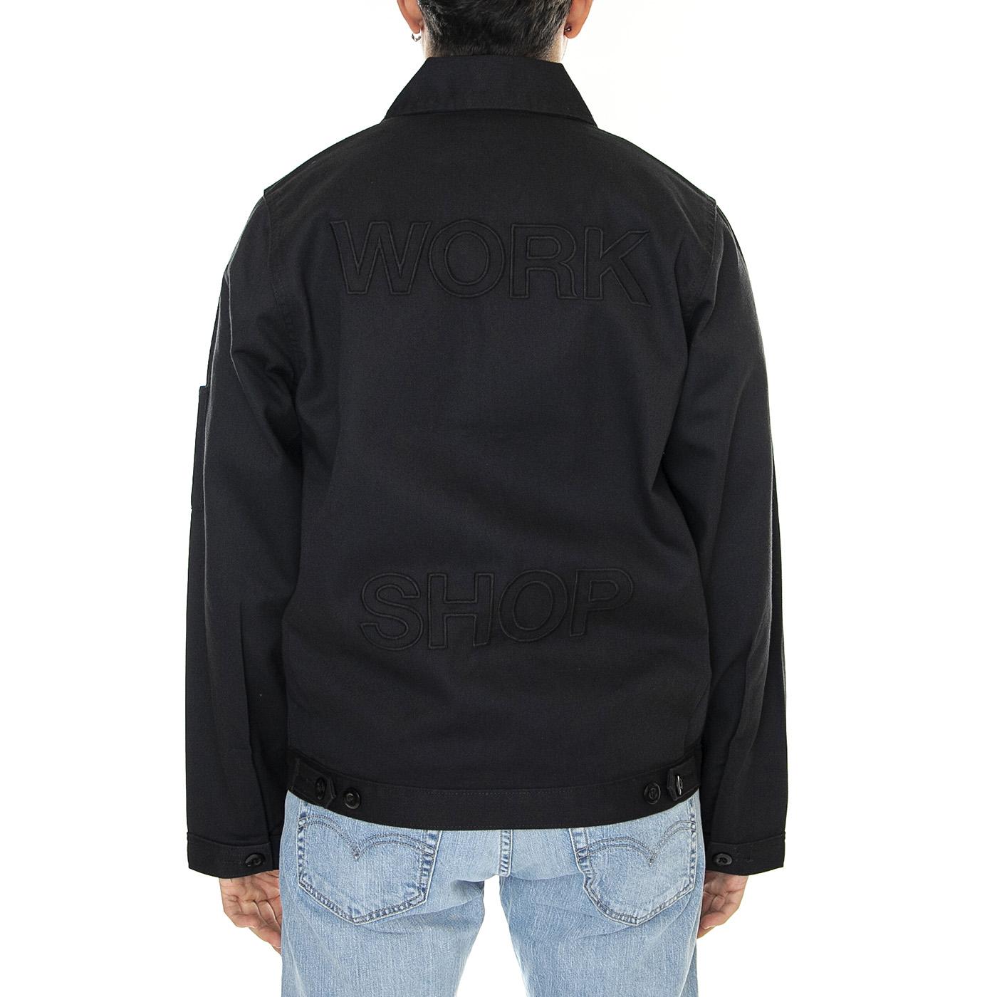 Ol x Dickies Workshop Jacket Black - Giacca Estiva Uomo Nera DK0A4Y2EBLK1  DICKIES 