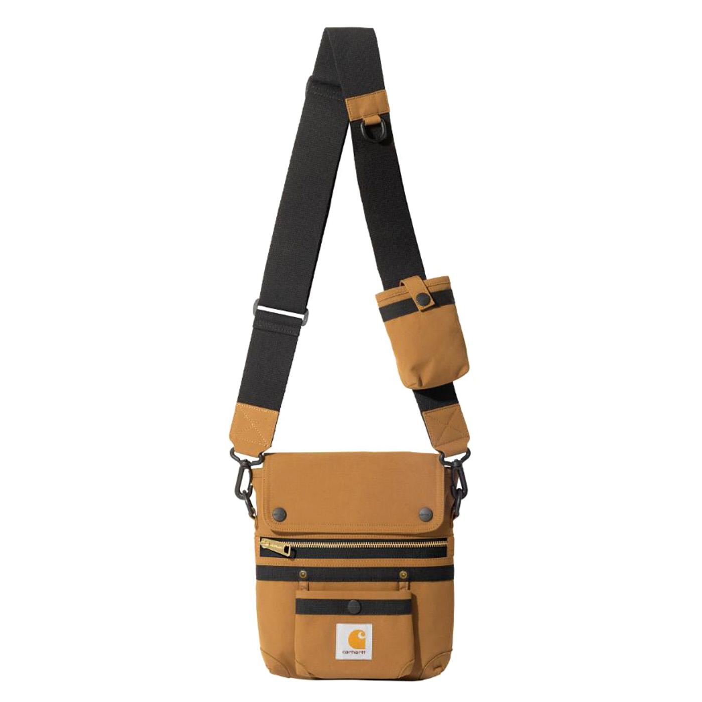 Carpenter Shoulder Bag Hamilton Brown - Borsa a Tracolla Nera I033783.HZXX  CARHARTT WIP 