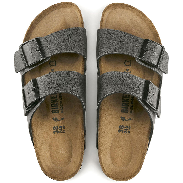 Arizona Birko-Flor Sandals - Pull Up Anthracite - Sandali Donna Grigi - Calzata Normale 1000127  BIRKENSTOCK 