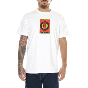 M' Obey Riot Cop Classic Tee White - Maglietta Girocollo Uomo Bianca 165263590-WHT  OBEY 