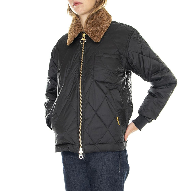 Vaila Quilt Black Ancient - Giacca Invernale Donna Nera LQU1498BK91  BARBOUR 