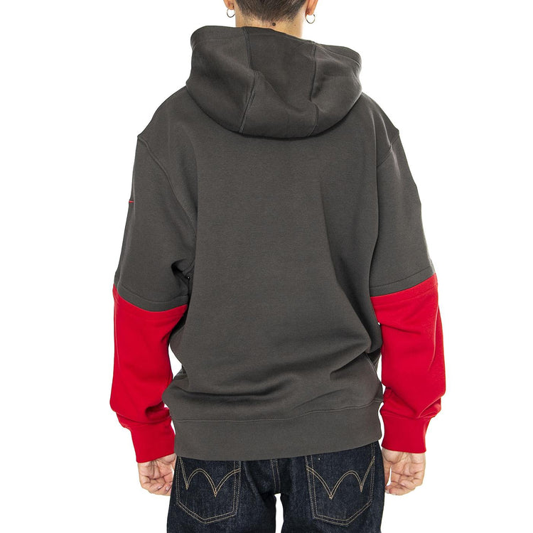 Nike Club Hoodie Black / Grey - Felpa Uomo Nera 02F2-964Z-8B-87G . NIKE 