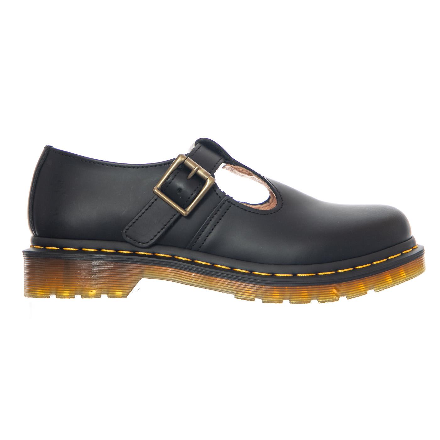 Polley Smooth Black - Sandali Donna Neri 14852001 BLK DR.MARTENS 