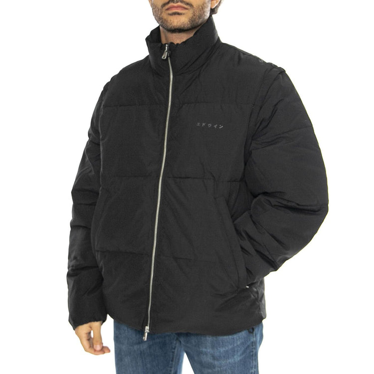 Detachable Sleeves Puffer Black - Giacca Uomo Nera I032534.89.99.  EDWIN 